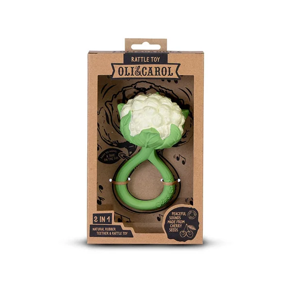 Jouet de dentition Hochet bébé Cauliflower le Chou - Oli&Carol