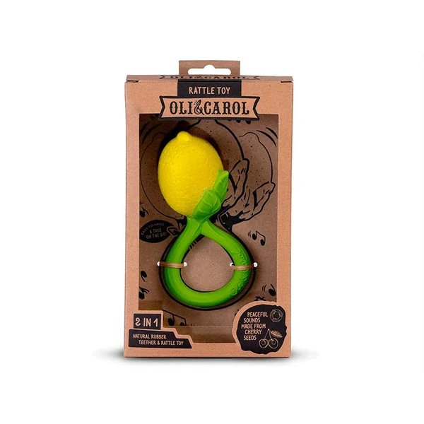 Jouet de dentition Hochet bébé Lemon le Citron- Oli&Carol