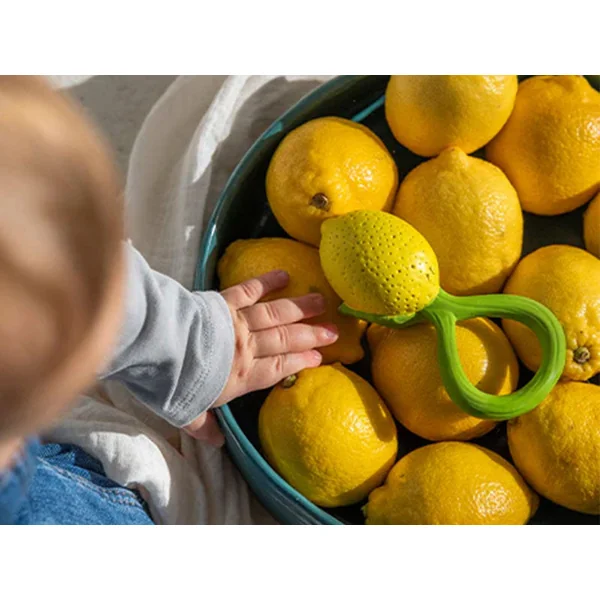 Jouet de dentition Hochet bébé Lemon le Citron- Oli&Carol