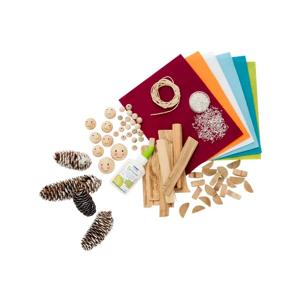 Jumbo Creativ-Mix « Bois », plus de 1000 pc.