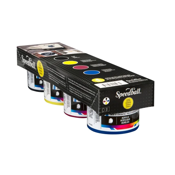 Kit 4 encres Acryliques Sérigraphie 118 ml