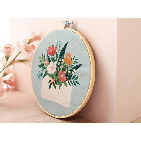 Kit broderie partielle - Bouquet