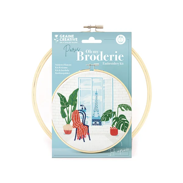 Kit broderie partielle - Paris