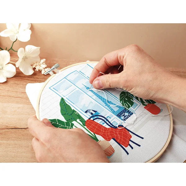 Kit broderie partielle - Paris