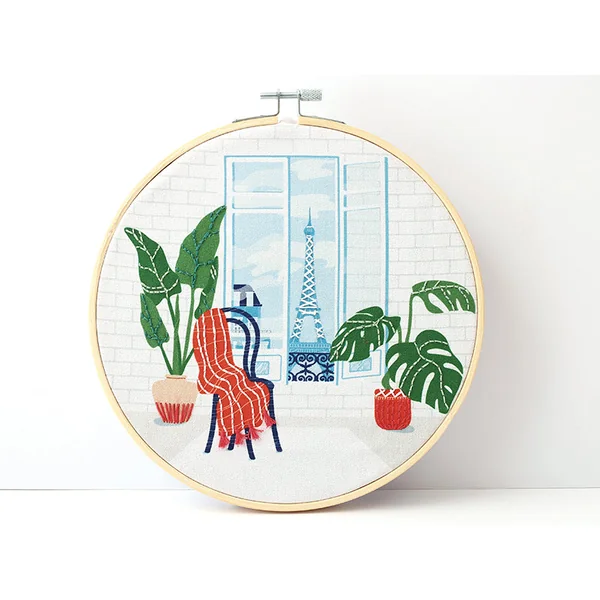 Kit broderie partielle - Paris