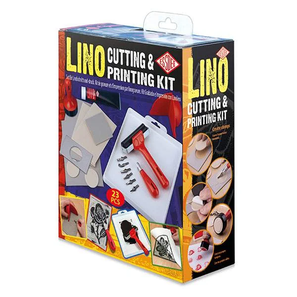 Kit complet pour la linogravure (23 pièces)