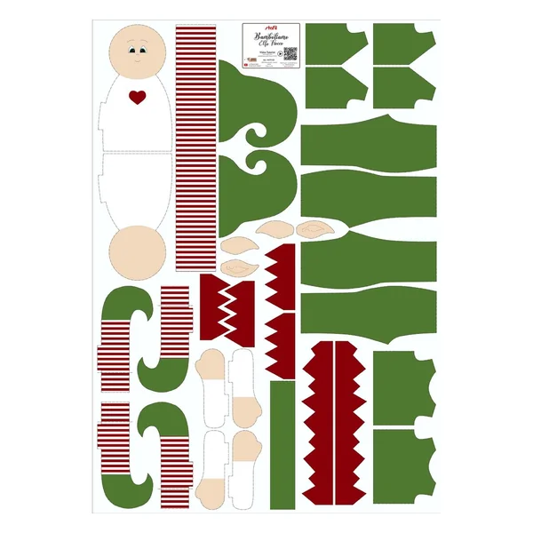Kit couture poupée « Elfe flocon de neige »