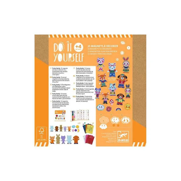 Kit Craft 15 Magnets à décorer - Djeco