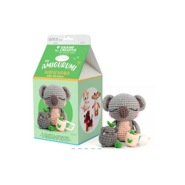 Kit crochet Amigurumi - Kodi le Koala - Graine Créative