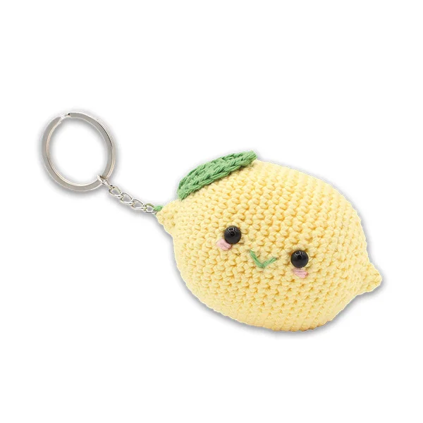Kit crochet Amigurumi Porte clé - Citron