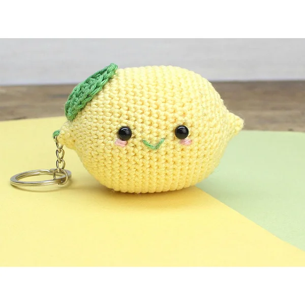 Kit crochet Amigurumi Porte clé - Citron