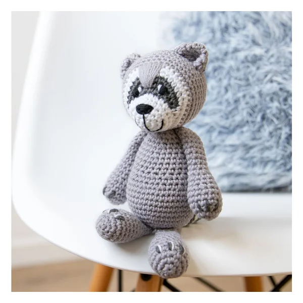 Kit crochet Gründl « Wilma le raton laveur »