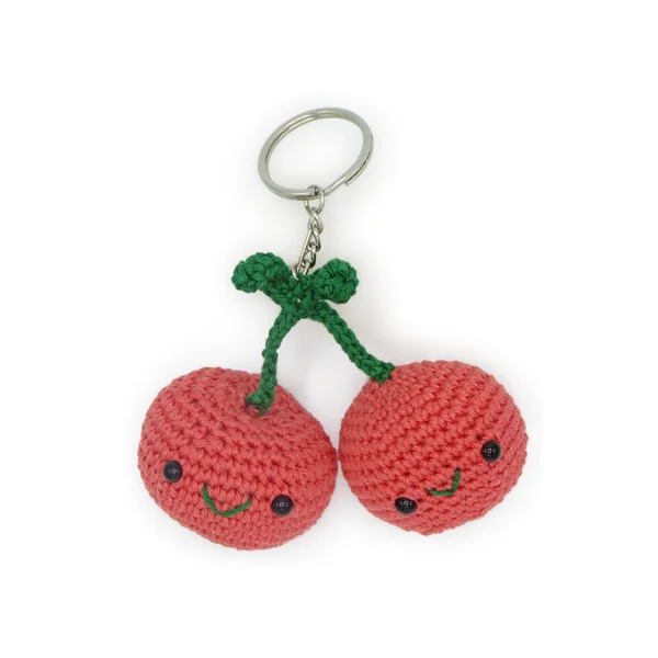Kit crochet - Pendentif sac cerise