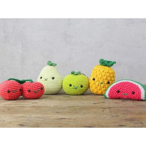 Kit crochet - Pendentif sac fraise