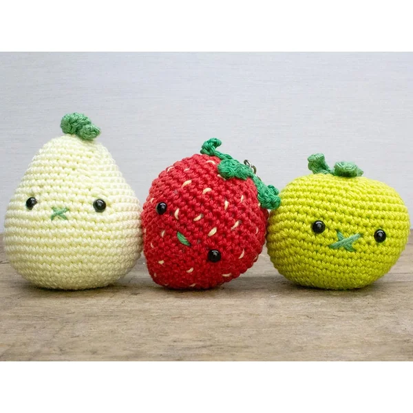 Kit crochet - Pendentif sac fraise