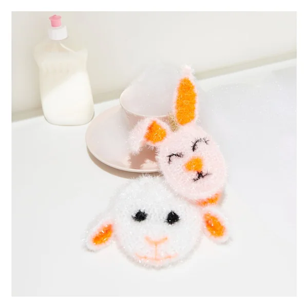 Kit crochet Rico Design Creative Bubble « Lapin + Agneau »