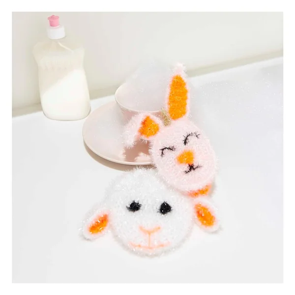 Kit crochet Rico Design Creative Bubble « Lapin + Agneau »