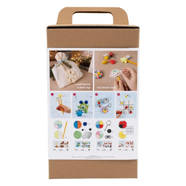 Kit créatif calendrier de l'Avent « Modelage – monstres »