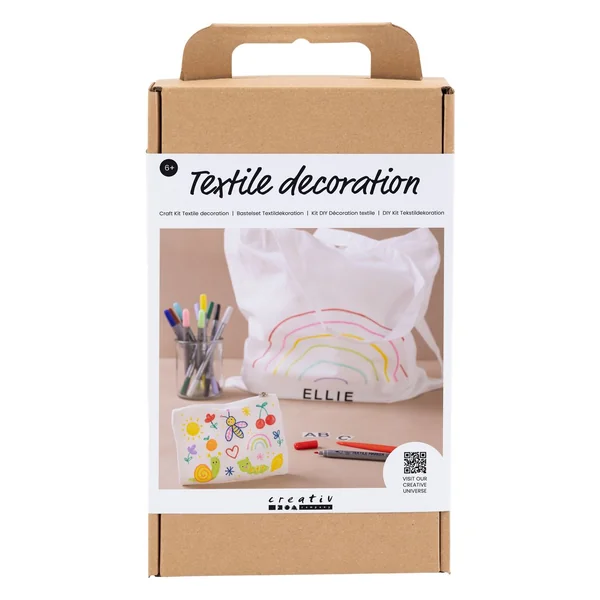 Kit créatif de décoration textile « Sacs »
