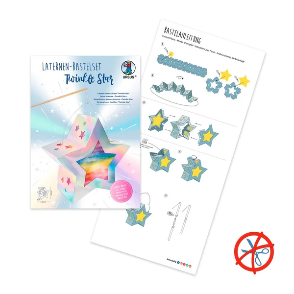 Kit créatif lanterne « Twinkle Star irisé »