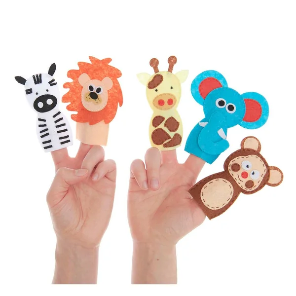 Kit créatif marionnettes à doigts « Animaux »