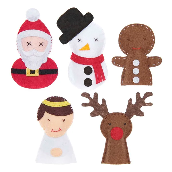 Kit créatif marionnettes à doigts « Noël »