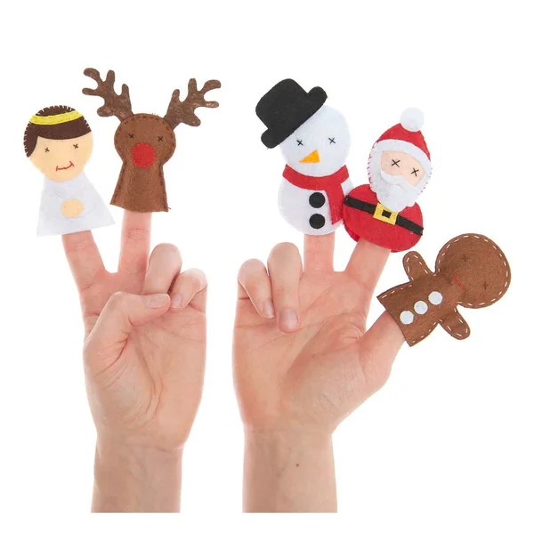 Kit créatif marionnettes à doigts « Noël »