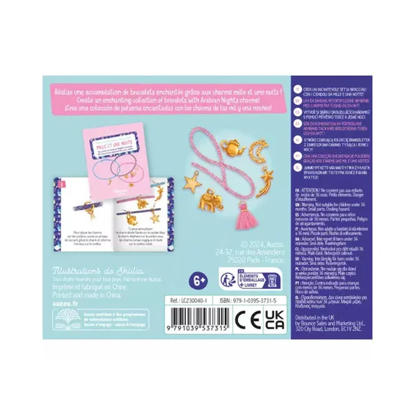 Kit créatif - Mes Merveilleux Bracelets Mille et une nuits - Auzou