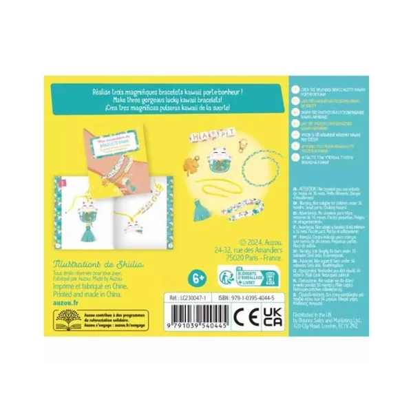 Kit créatif - Mon accumulation de bracelets Kawaii - Auzou