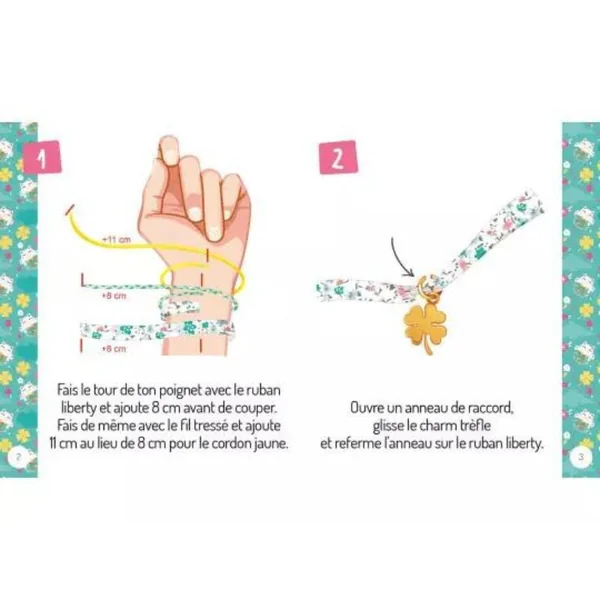 Kit créatif - Mon accumulation de bracelets Kawaii - Auzou
