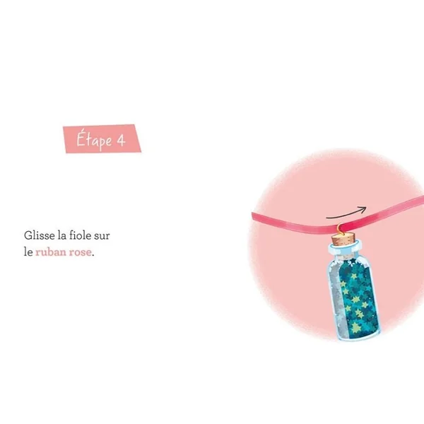 Kit créatif - Mon superbe bijou Auzou - mon collier clé du bonheur