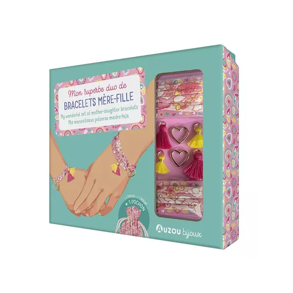 Kit créatif - Mon superbe duo de bracelets mère-fille - Auzou