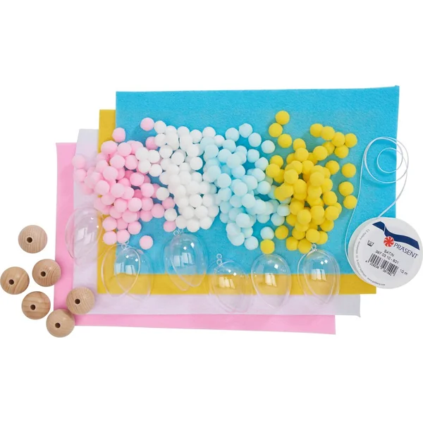 Kit créatif VBS « Lapins œufs en acrylique »