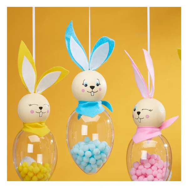 Kit créatif VBS « Lapins œufs en acrylique »