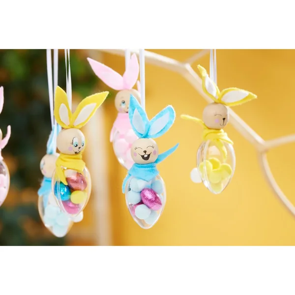 Kit créatif VBS « Lapins œufs en acrylique »