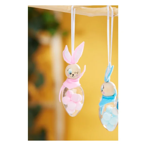 Kit créatif VBS « Lapins œufs en acrylique »