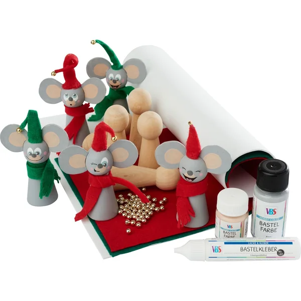 Kit créatif VBS « Souris de Noël »