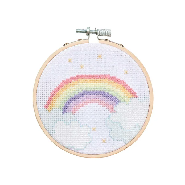 KIT DE BRODERIE ARC-EN-CIEL - RICO DESIGN