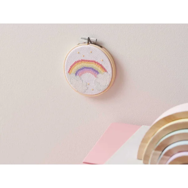 KIT DE BRODERIE ARC-EN-CIEL - RICO DESIGN