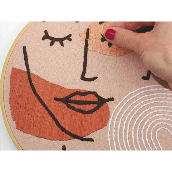 Kit de broderie décorative - Line art