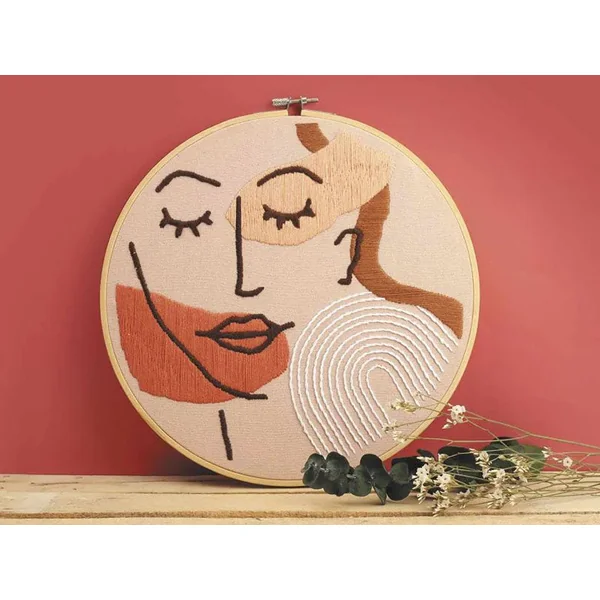 Kit de broderie décorative - Line art