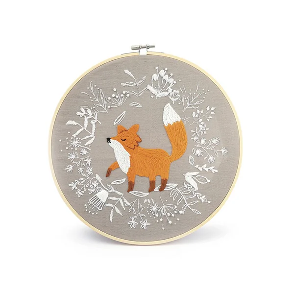 Kit de broderie décorative - Renard