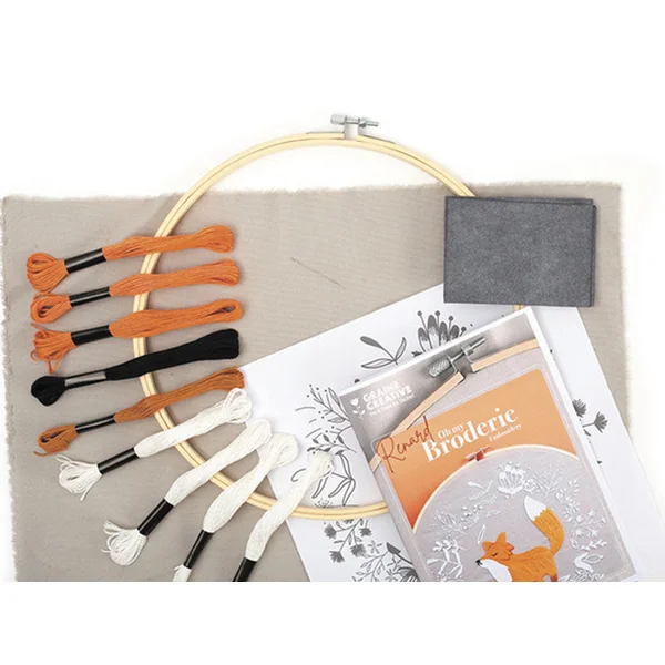 Kit de broderie décorative - Renard