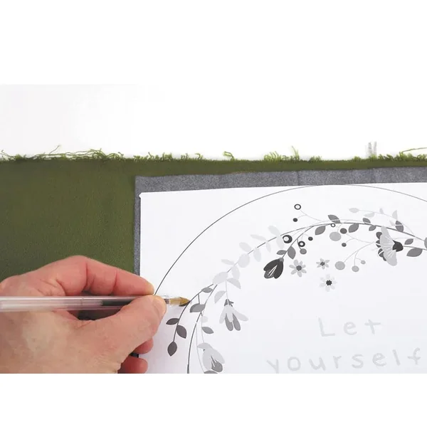 Kit de broderie décorative - Végétal