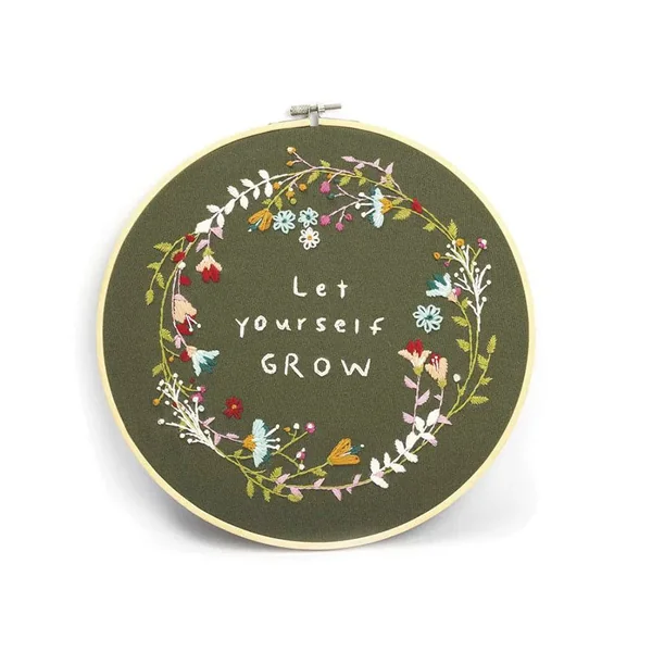 Kit de broderie décorative - Végétal