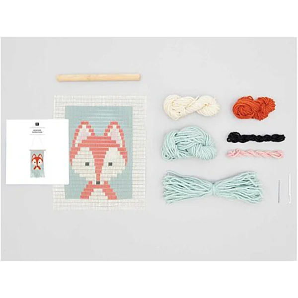 KIT DE BRODERIE LONGSTITCH RENARD - RICO DESIGN