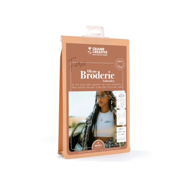 Kit de broderie sur vêtement - Fierce