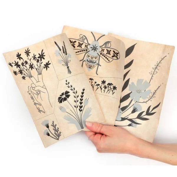 Kit de broderie sur vêtement - Nature
