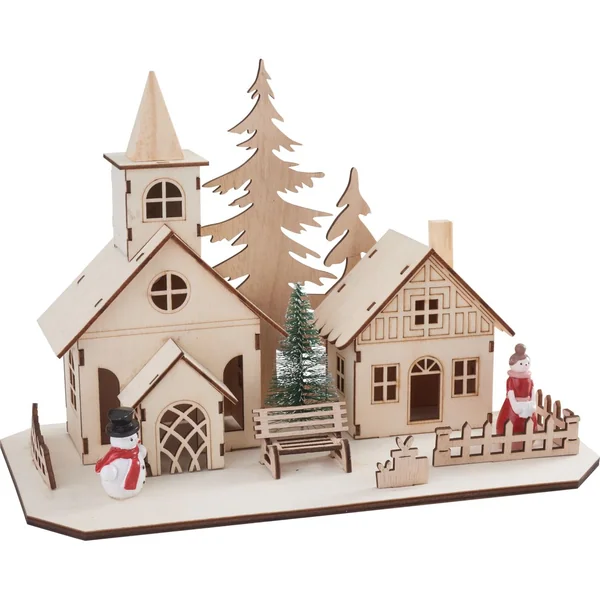 Kit de construction bois VBS « Chemin de l'église »