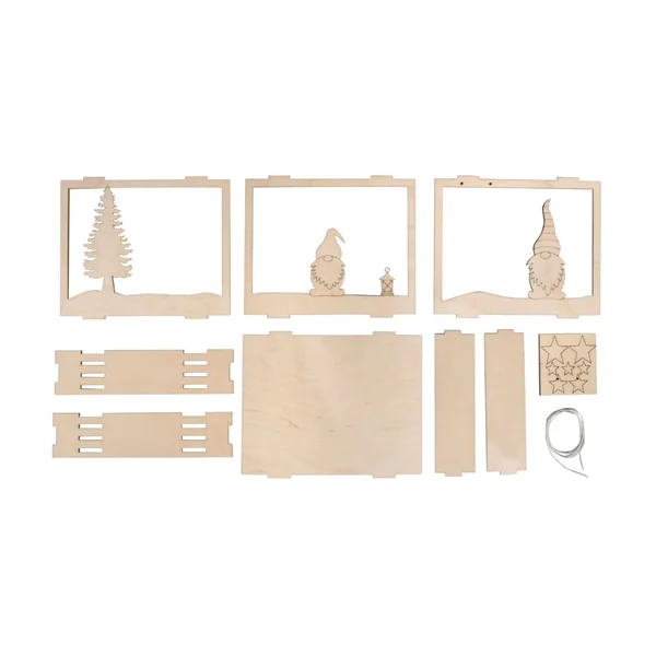 Kit de construction en bois cadre « Lutins »